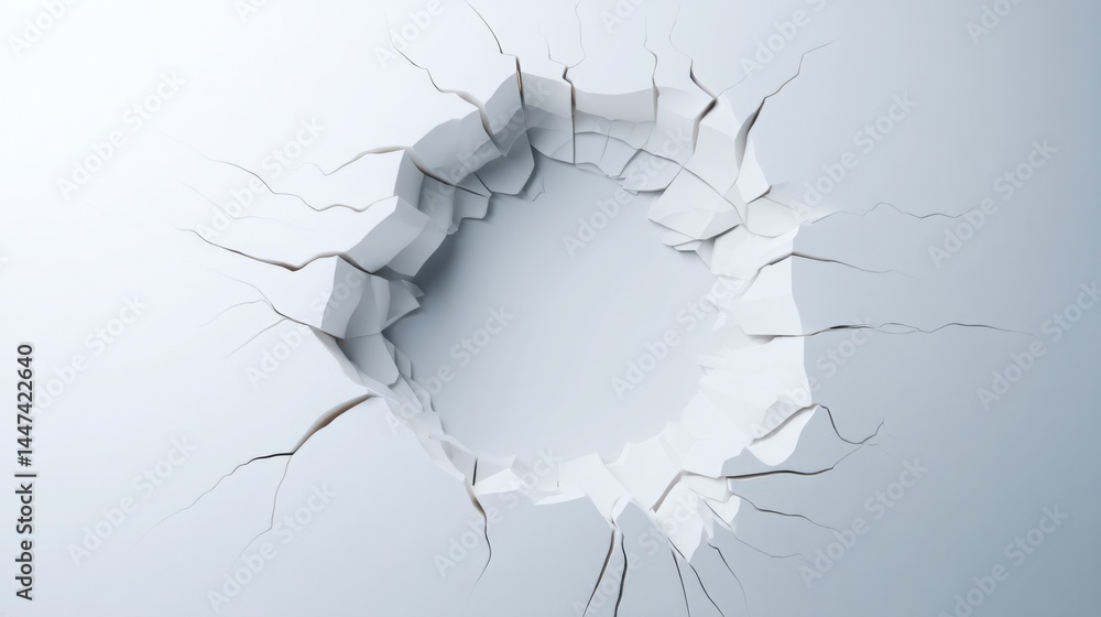 Poster conceptual illustration of breakout retest and failure featuring fake breakout dynamics and market r