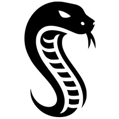 Fototapeta premium Anaconda logo silhouette