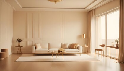 Photo interior modern design room 3d illustration