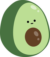 Fototapeta premium 아보카도캐릭터01