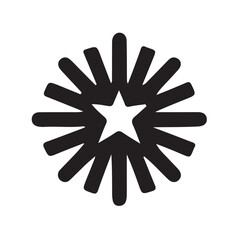 snowflake on a white background