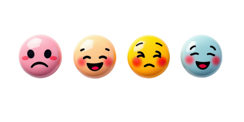 Emoji Feelings: Happy, Sad, & More - Minimalist design