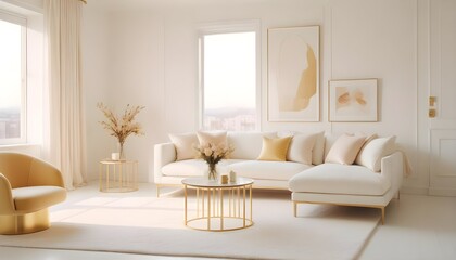Photo interior modern design room 3d illustration