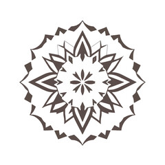 Mandala design art vector illustration floral decorative pattern ornament graphic element background 