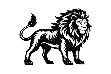 Obraz premium lion vector illustration