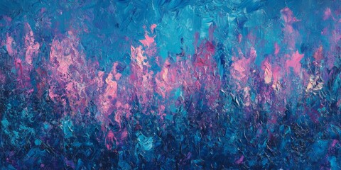 Abstract Painting of Vibrant Emotions