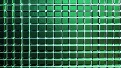 Green digital grid pattern