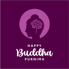Happy Buddha Purnima Social Media Post Design for Peace and Positivity


