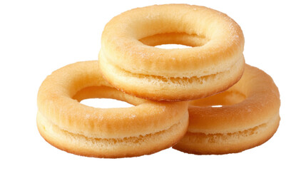 bagels isolated on white background