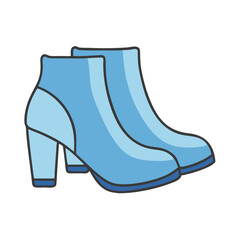Shop stylish blue ankle boots for women trendy heeled booties fashion footwear online collection