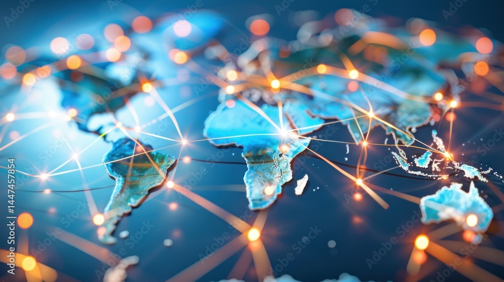 Aufkleber virtual networking event with international attendees
