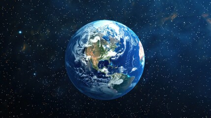 Satellite view of the globe with data overlays