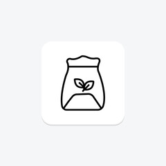 Cattle Feed Bag, vector, pixel perfect, illustrator file