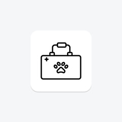 Veterinary Bag, vector, pixel perfect, illustrator file