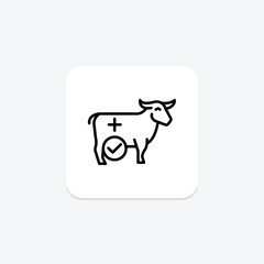 Livestock Health Check, vector, pixel perfect, illustrator file