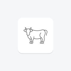 Cow In Field, vector, pixel perfect, illustrator file