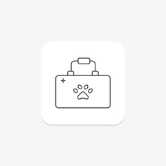 Veterinary Bag, vector, pixel perfect, illustrator file