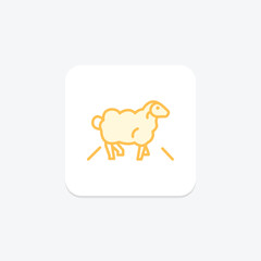 Sheep Crossing Road, vector, pixel perfect, illustrator file
