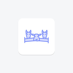 Farm Animal Fence, vector, pixel perfect, illustrator file