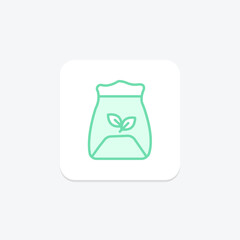 Cattle Feed Bag, vector, pixel perfect, illustrator file