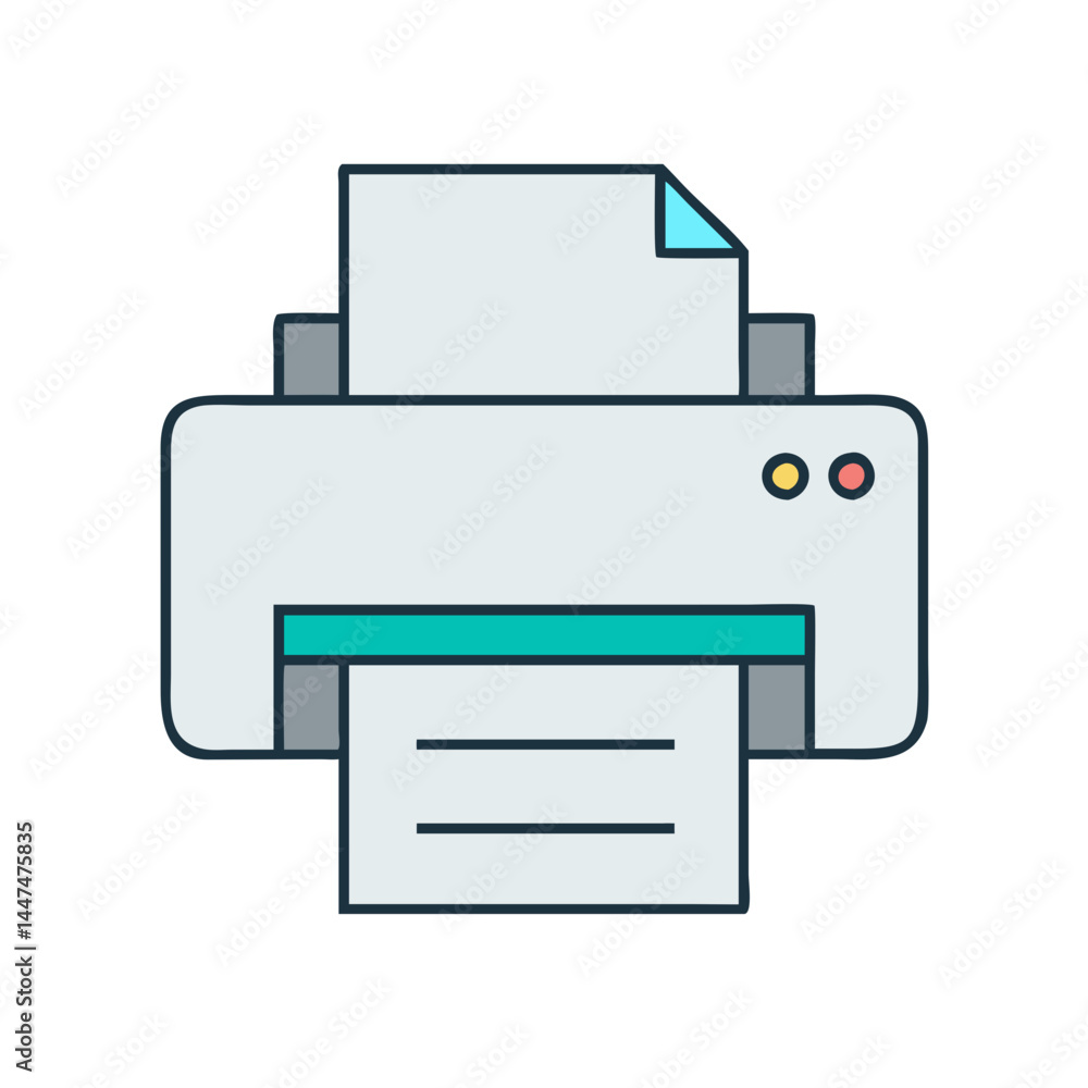 Poster print document printer machine office equipment hardware technology paper output stationery device