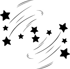 Shooting Stars & Star Trails Vector Files