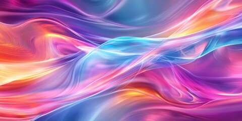 Abstract Colorful Fluid Art Background
