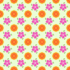 seamless pattern with flowers