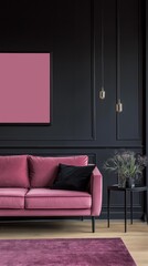 A spacious living room with the elegant design.