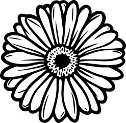 Whimsical Daisy SVG Design