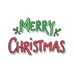 merry christmas text icon, merry christmas text vector illustration-simple illustration of merry christmas text, perfect for merry christmas text logos and icons
