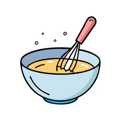 mixing bowl icon, mixing bowl vector illustration-simple illustration of mixing bowl, perfect for mixing bowl logos and icons