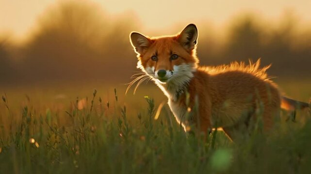 fox in the wild
