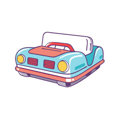 retro bumper icon, retro bumper vector illustration-simple illustration of retro bumper, perfect for retro bumper logos and icons