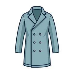 Naklejka premium Shop stylish blue overcoat for men and women find the perfect winter coat fashion trends now