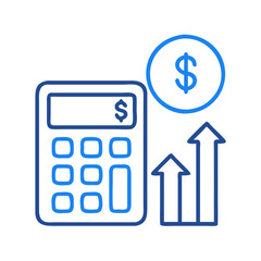 roi calculation icon, roi calculation vector illustration-simple illustration of roi calculation, perfect for roi calculation logos and icons