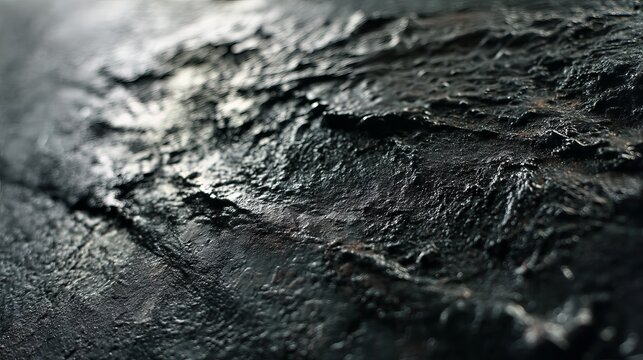 Dark grey and black slate texture with organic veining - high-resolution natural stone background for wall design, digital art, and print projects