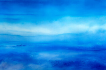 A smooth blue gradient background that transitions from light sky blue to deep ocean blue. This calming and versatile design is ideal for tech themes