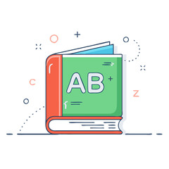 Colorful Alphabet Book for Kids Learning ABCs and Early Education