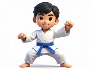 little boy in kimono