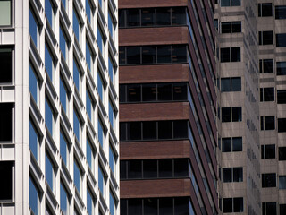 hudson yard new york city modern buildings detail from the high line walkway