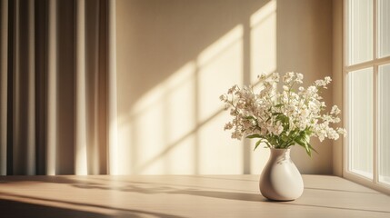 Sunlight, flowers, tranquility