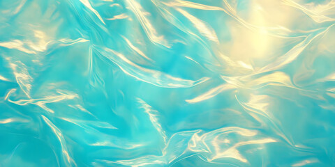 Obraz premium Flowing Teal Abstract Texture Background