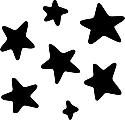 Nightfall Sky with Shooting Stars