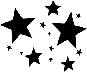 Nightfall Sky with Shooting Stars