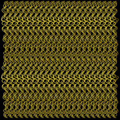 Abstract background in the form of golden knitted lace