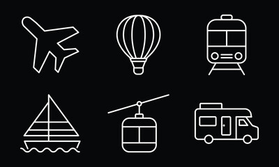Travel and Direction Icons