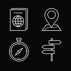 Travel and Direction Icons
