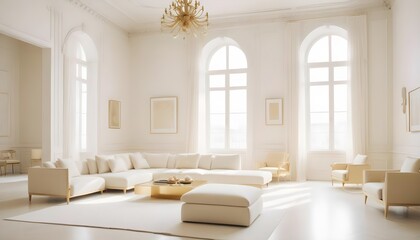 Photo interior modern design room 3d illustration