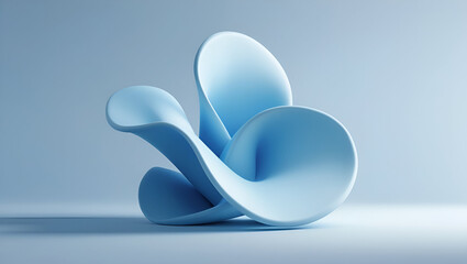 3d render of a waved service label on vintage background